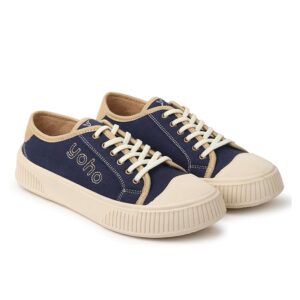 YOHO Canvas CZ Sneakers for Women | Lightweight Casual Shoes | Everyday Comfort, Breathable Fit, Durable Grip Sole, Versatile Slip-On or Lace-Up Style, Trendy