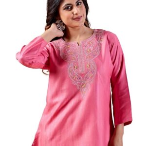 Women's Printed Short Kurti Top | Rayon Casual Ethnic Tunic I Summer Printed Top